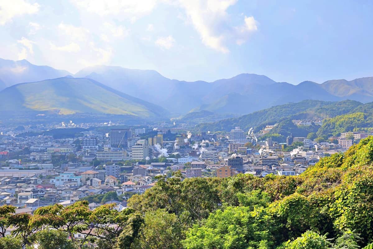 中島知子さんの移住先・大分県別府市の風景