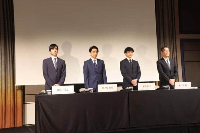 旧ジャニーズ事務所会見の様子（2023年10月2日撮影）