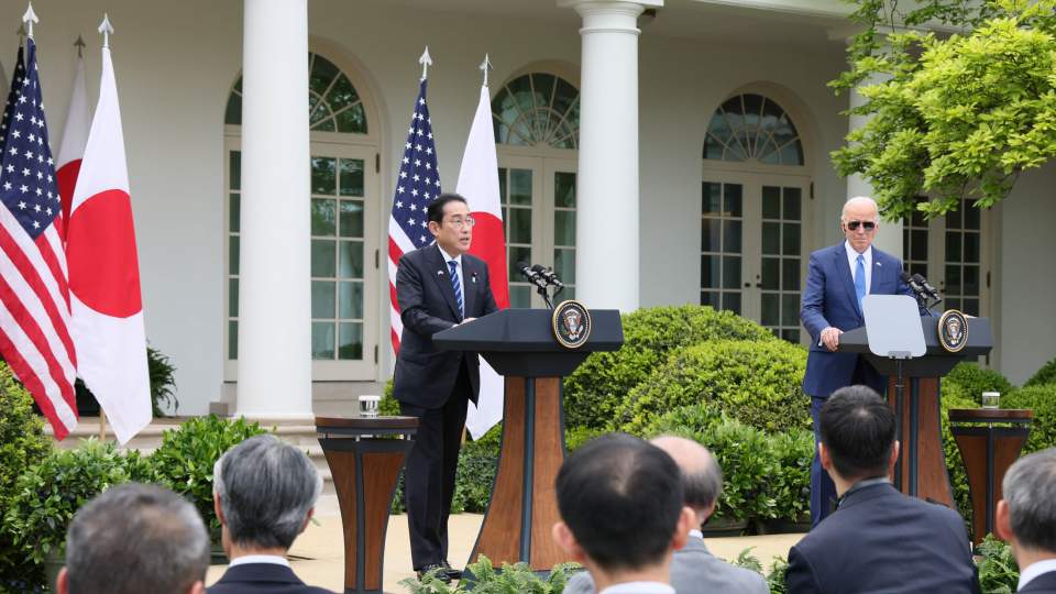 共同記者会見に臨む岸田文雄首相（写真は首相官邸ウェブサイトから）