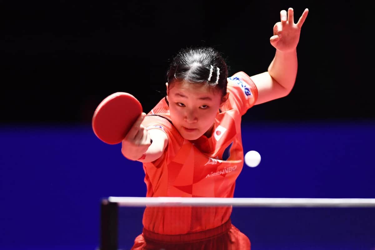 張本美和選手（写真：千葉 格/アフロ）