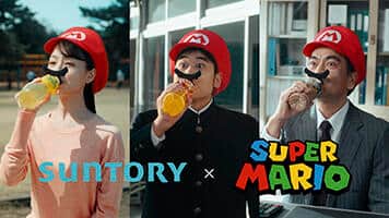 マリオ変身セットを使ったCM