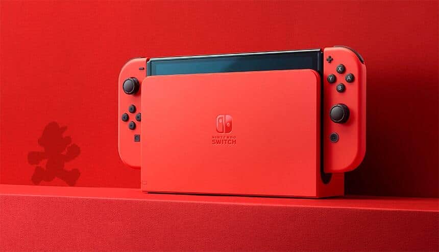 「Nintendo Switch（有機ELモデル） マリオレッド」