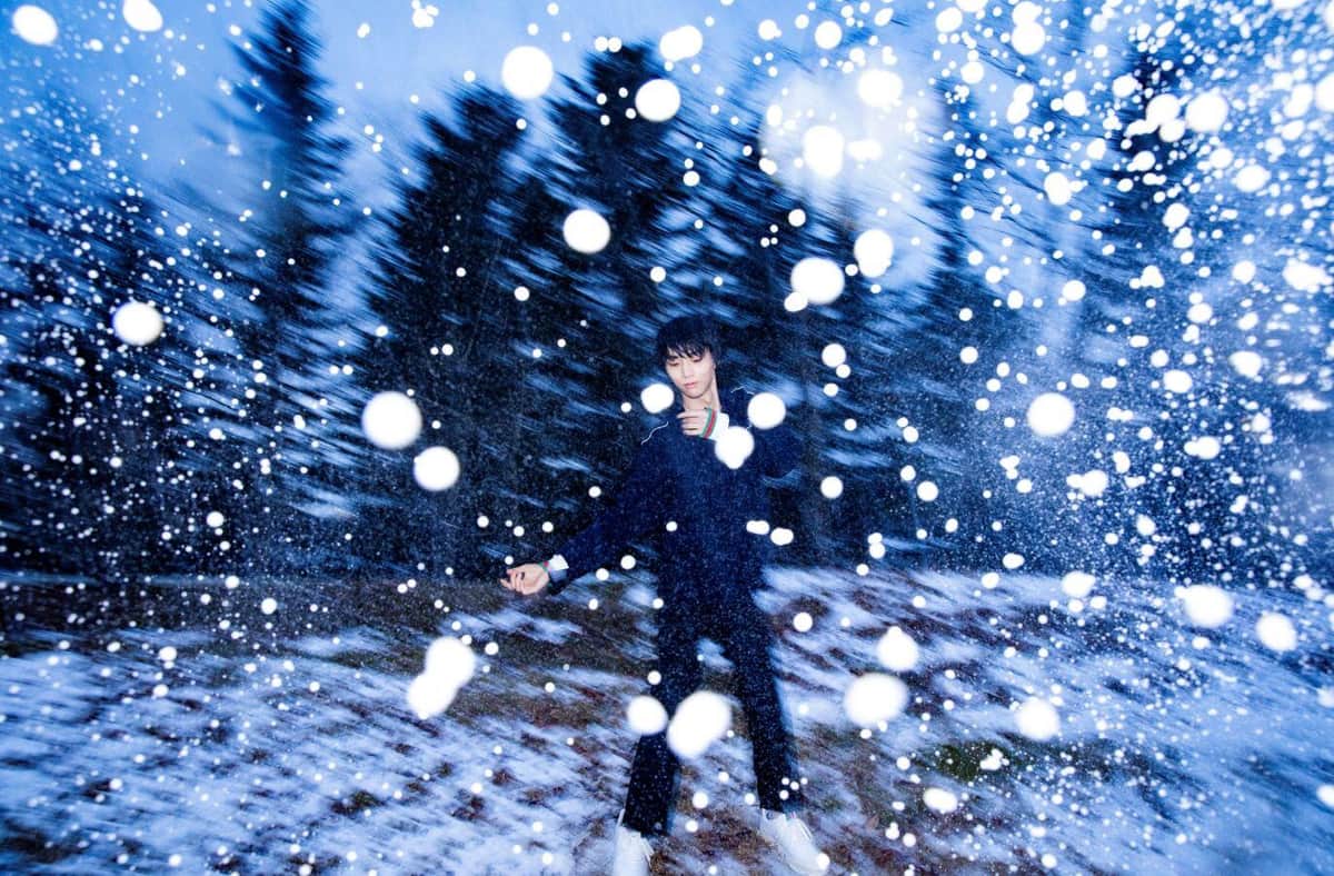 開催間近の写真展「In Focus：Yuzuru Hanyu Lensed by Jiro Konami」リリースより、（c）Courtesy of Gucci