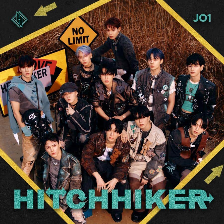 JO1のシングル通常盤「HITCHHIKER」、リリースより