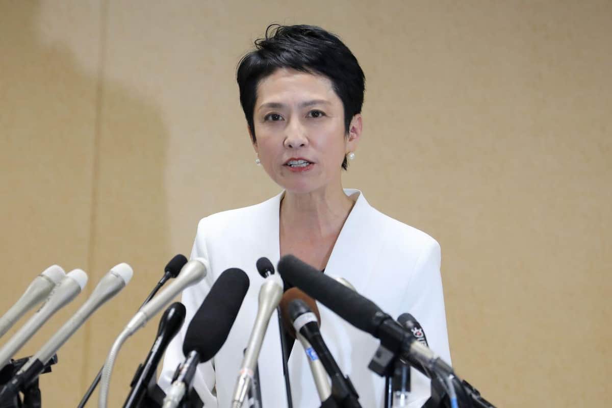 東京都知事選に立候補を表明する立憲民主党の蓮舫参院議員