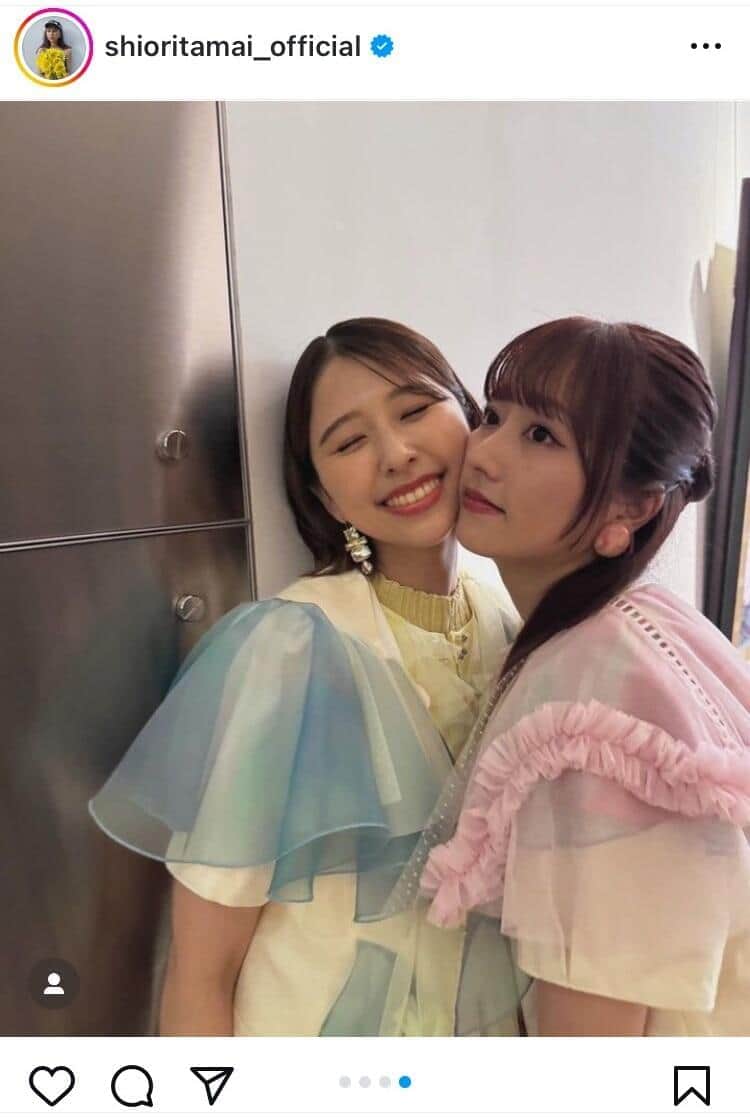 玉井詩織さんのインスタグラム（＠shioritamai_official）より