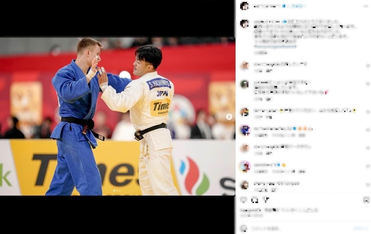 国際試合で活躍する橋本（橋本のインスタグラムより）