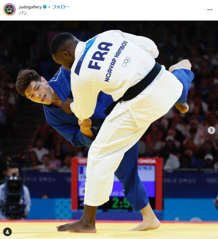 国際柔道連盟のインスタグラム（＠judogallery）より