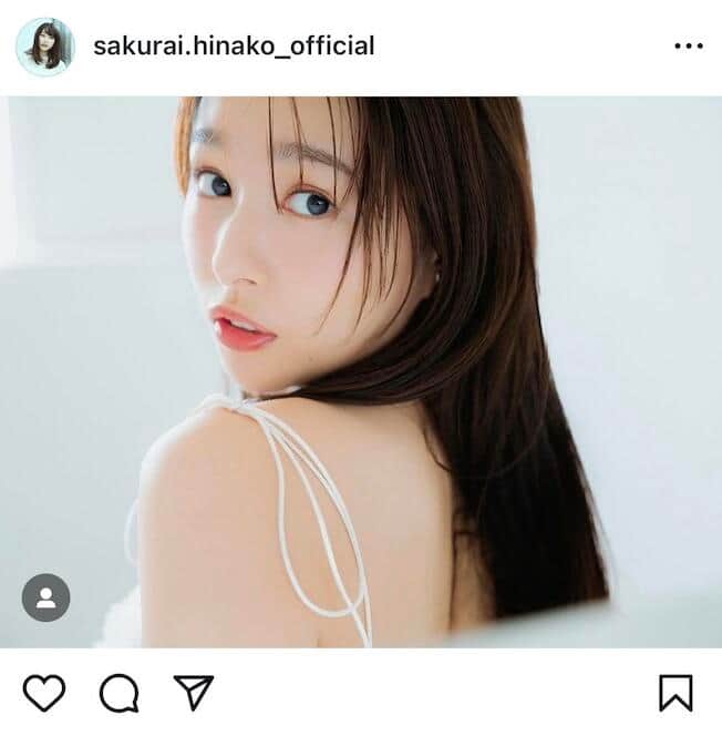 桜井日奈子さんのインスタグラム（＠sakurai.hinako_official）より