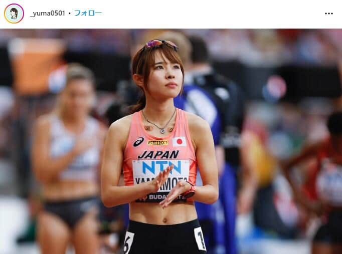 美人と話題→まさかの「本人降臨」でX興奮　陸上日本代表に反響「応援しまーーーす！！」