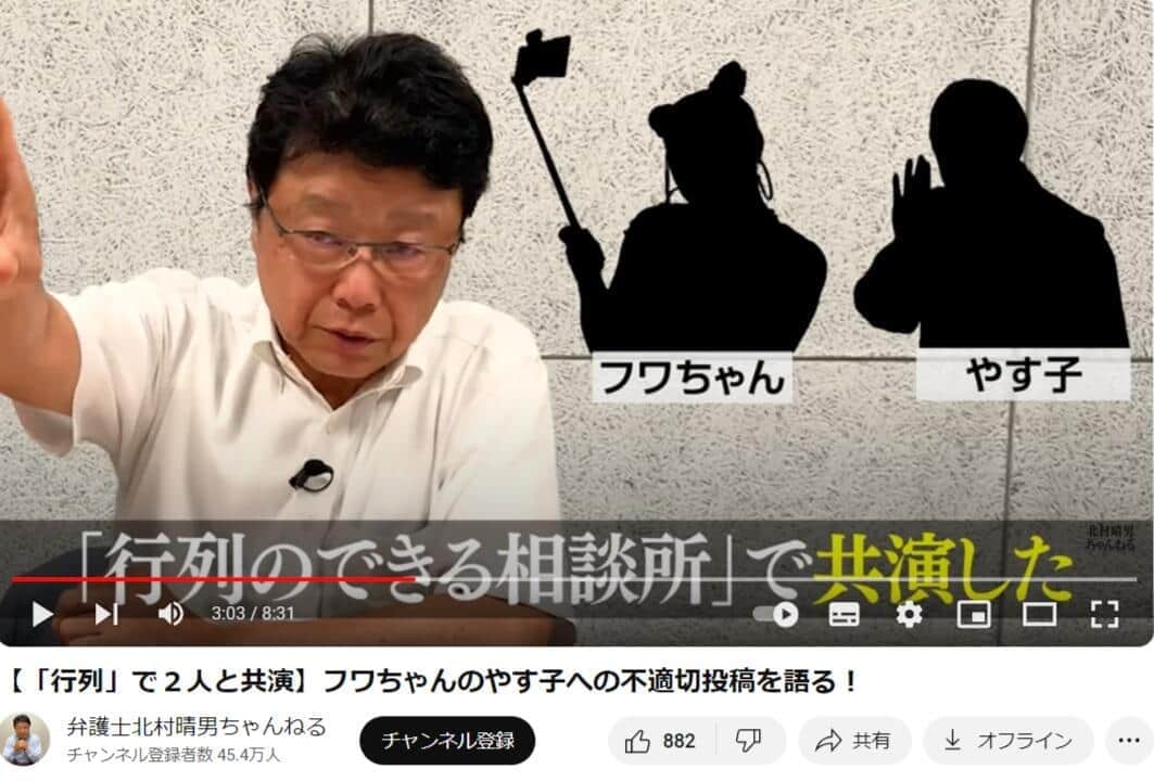 「そんなこと言うかな？」北村晴男弁護士、炎上フワちゃんに私見　「僕の知ってるフワちゃんと合わない」