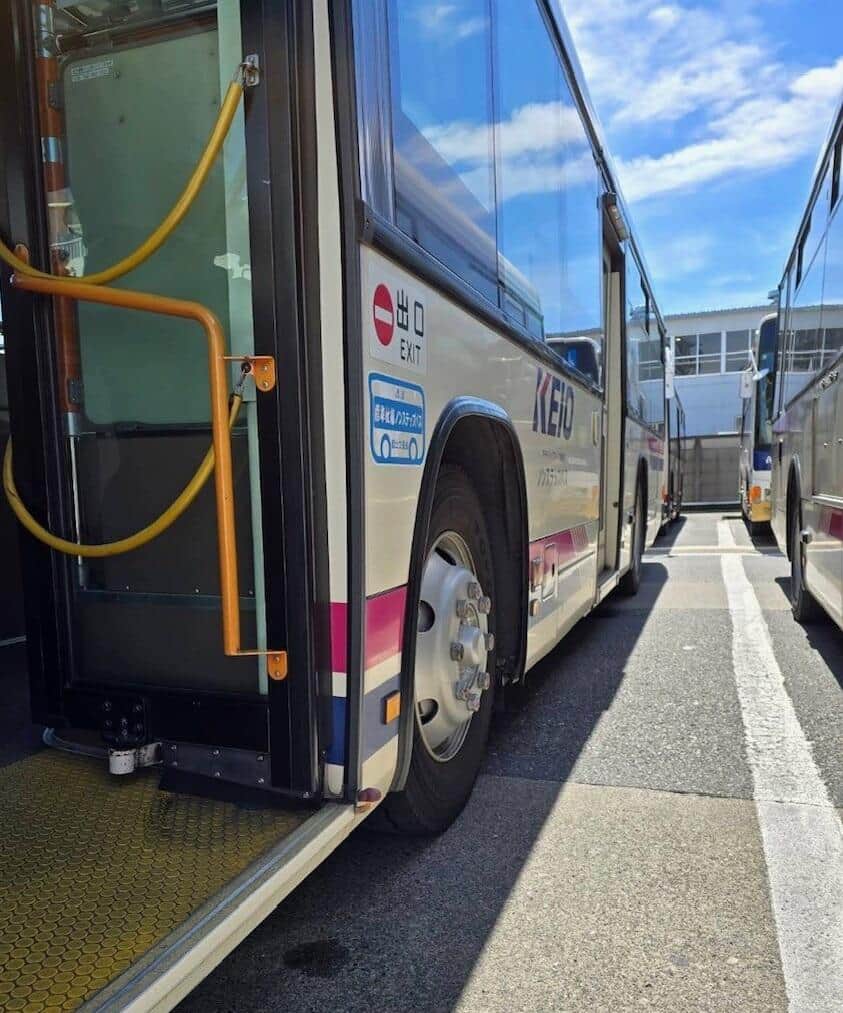 バス車体からニョキっと...　思わぬ「実りの秋」に「生命力すごいw」「立派に生えましたね」