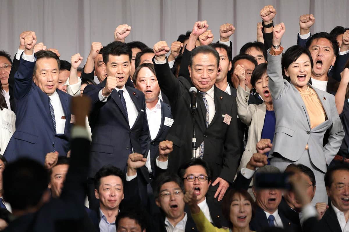 野田新代表のもとで次期総選挙では「自公過半数割れ」を目指すという