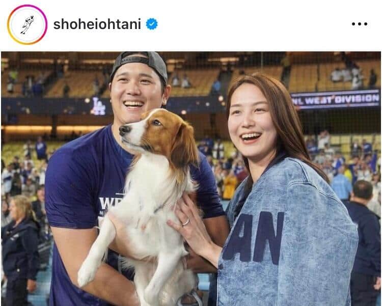 大谷翔平選手のインスタグラム（＠shoheiohtani）より