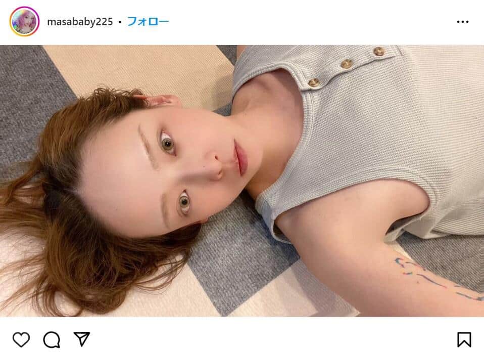 大谷雅恵さんのインスタグラムより（masababy225）