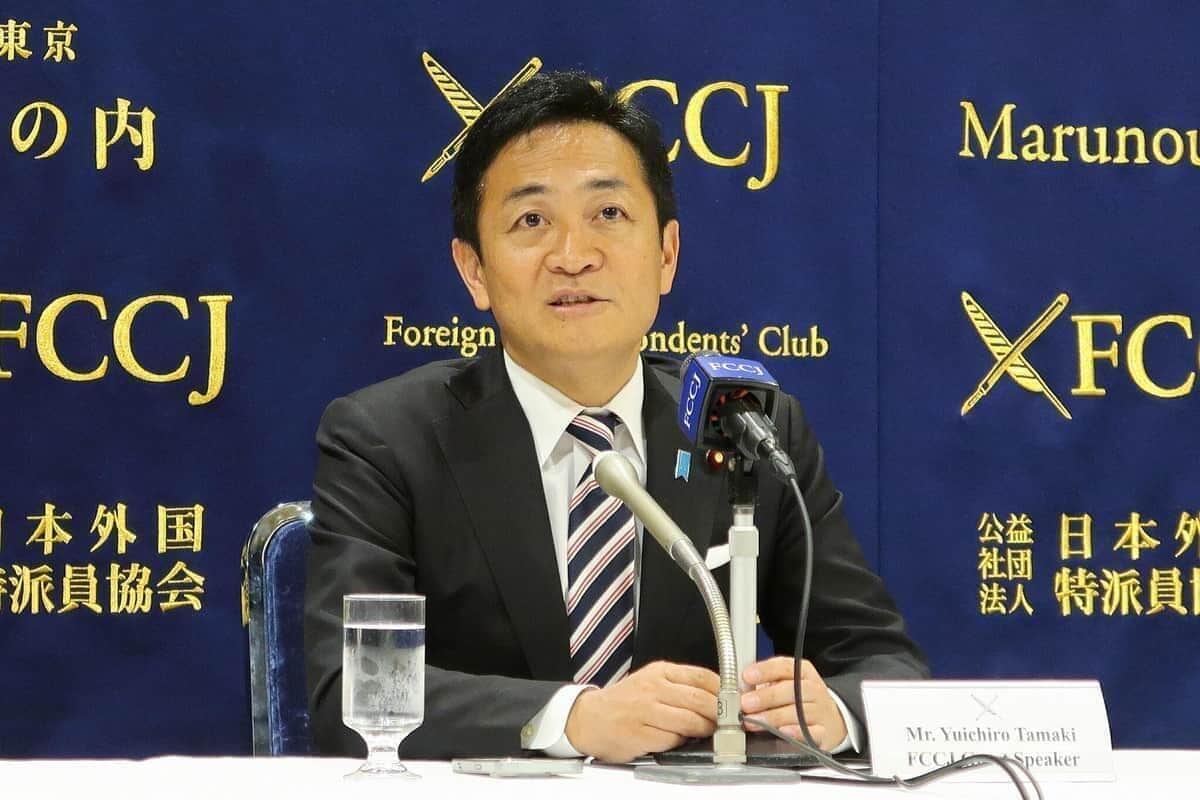 国民民主党の玉木雄一郎代表（2024年11月8日撮影）
