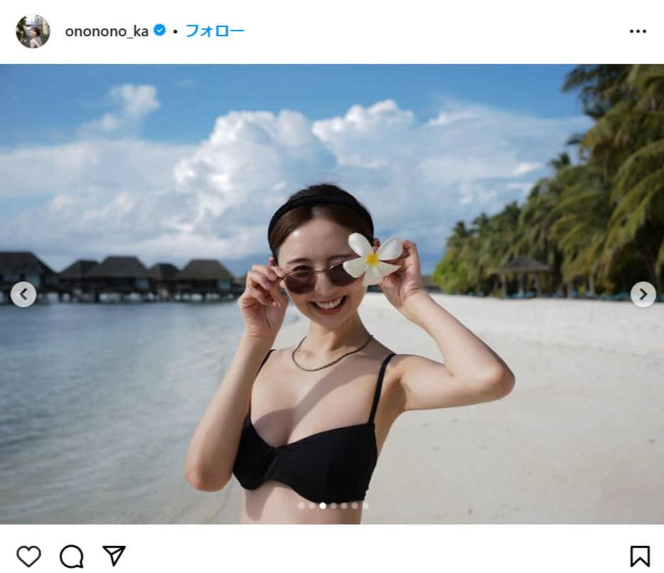 おのののかさんのインスタグラムより（ononono_ka）