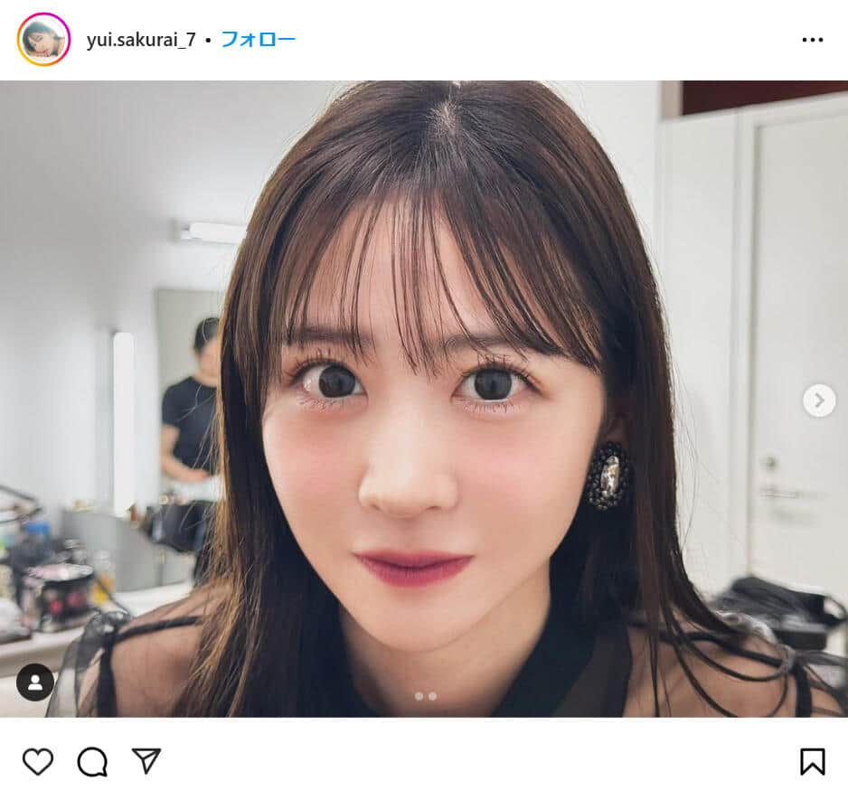 櫻井優衣さんのインスタグラムより（yui.sakurai_7）