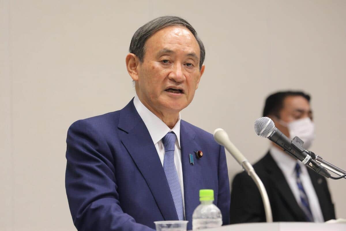 官房長官時代の菅氏
