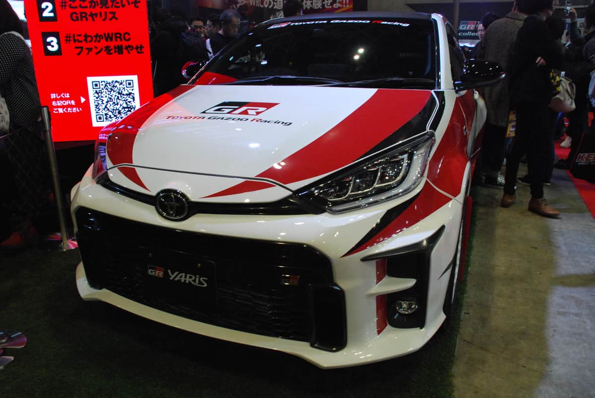 TOKYO AUTO SALON 2020で撮影された「GRヤリス」（撮影・岩城諒）