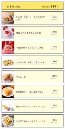 「おすすめポン」1000円以内の結果