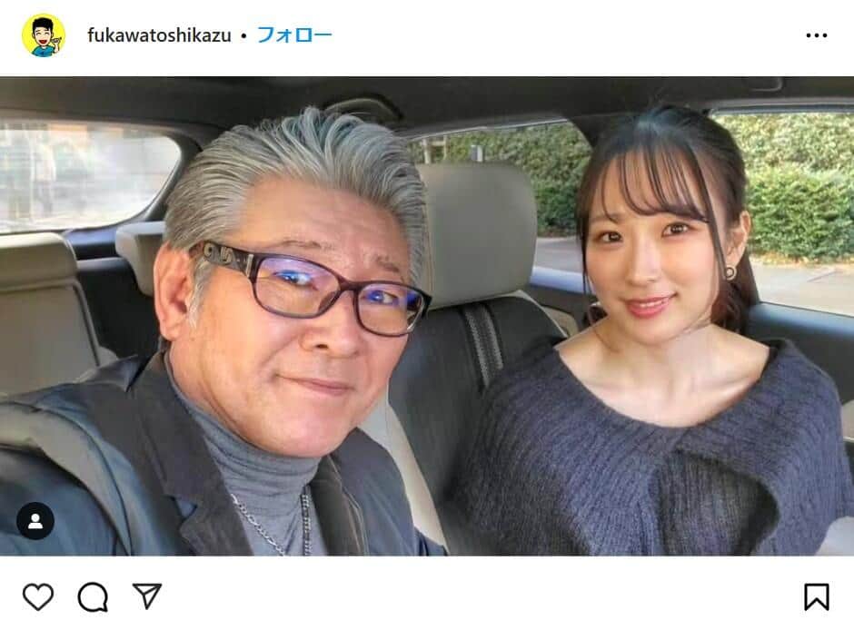 布川敏和さんのインスタグラムより（fukawatoshikazu）