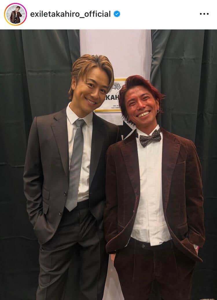 EXILE TAKAHIROさんのインスタグラム（＠exiletakahiro_official）より