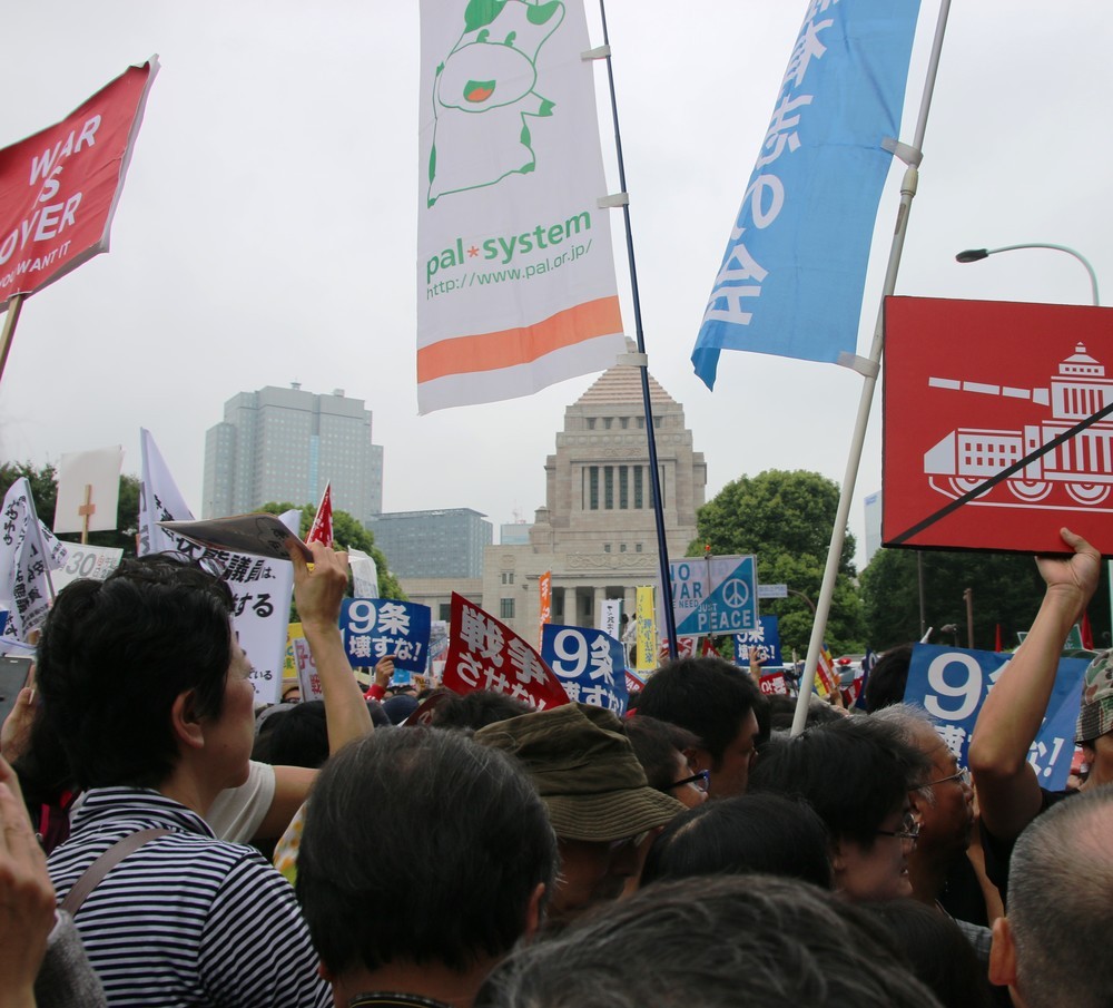 安倍おろしに さっそうと 国会囲む デモ隊の 六甲おろし の替え歌 阪神ファンがデモで披露 J Cast ニュース 全文表示