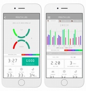 歯ブラシとスマホが連動　その時、子供が大喜び？