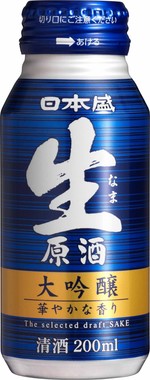 生原酒　大吟醸200mlボトル缶