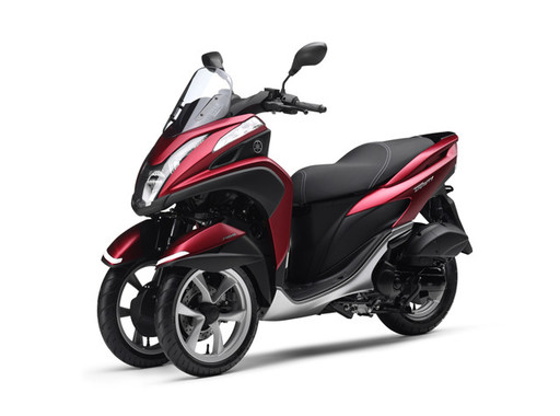 TRICITY MW125 ABS（マットディープレッドメタリック3）