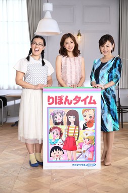 (左から)白鳥久美子さん、安田美沙子さん、高橋真麻さん