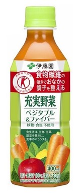 「充実野菜　ベジタブル＆ファイバー」　400ミリリットル