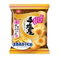 一口サイズで人気の「手塩屋ミニ」に「旨だしガーリック味」が期間限定で新登場