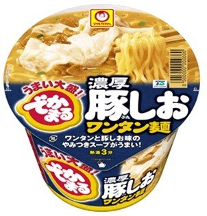 「でかまる　濃厚豚しおワンタン麺」