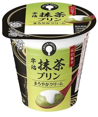 濃厚なクリームとほろ苦い抹茶プリンがとろける