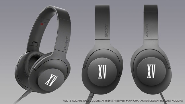 「FF XV」バージョンののヘッドホンh.ear on「MDR-100A／FF」