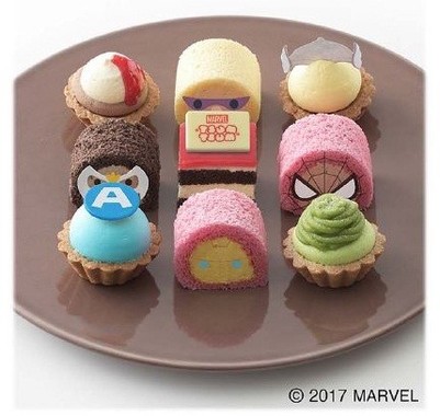 マーベルキャラクターのプチケーキ