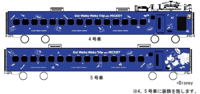 883系ソニックがミッキーマウスデザインに！