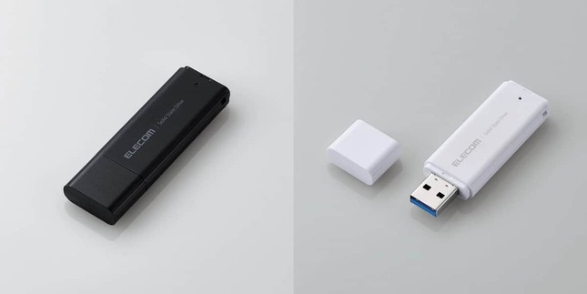 USBメモリーライクな使いやすさとコンパクトさに大容量