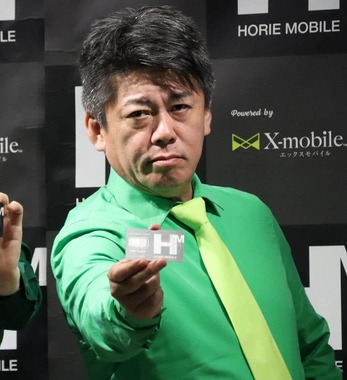 2023年3月にはMVNOブランド「HORIE MOBILE」を発表した堀江貴文氏（23年3月撮影）