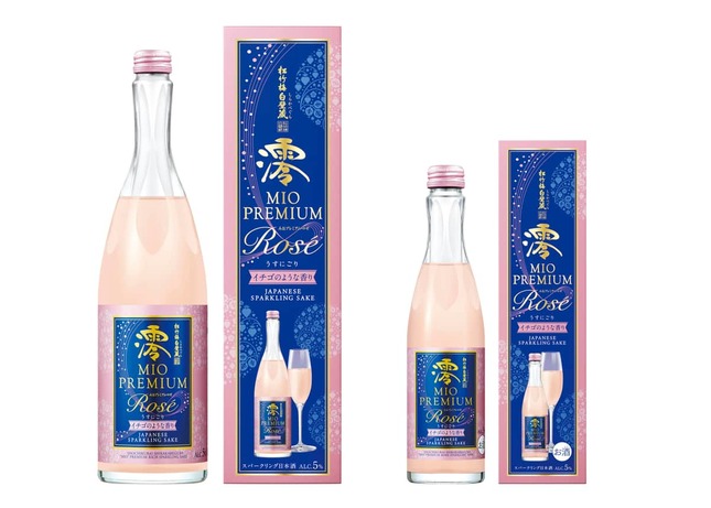 宝酒造「『澪』PREMIUM＜ROSE＞」 いちごのような香り: J-CAST