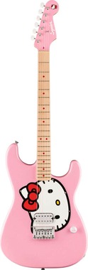 「Made in Japan Fender  Limited Edition Hello Kitty  Stratocaster」ピンク