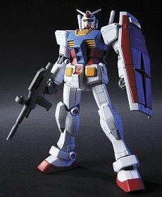 「ガンダム」30周年記念のプラモデル　バンダイ