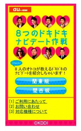 どの「ナビデート」を選ぶ？