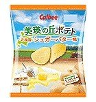 カルビー「美瑛の丘ポテト 北海道シュガーバター味」素材にこだわったスイートな味わい