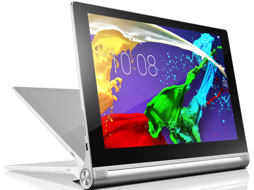 「YOGA Tablet 2」のAndroid版。アルミボディのシックなシルバーカラー