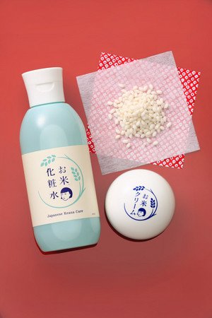 「お米の化粧水」＆「お米のクリーム」で保湿～ハリとツヤ