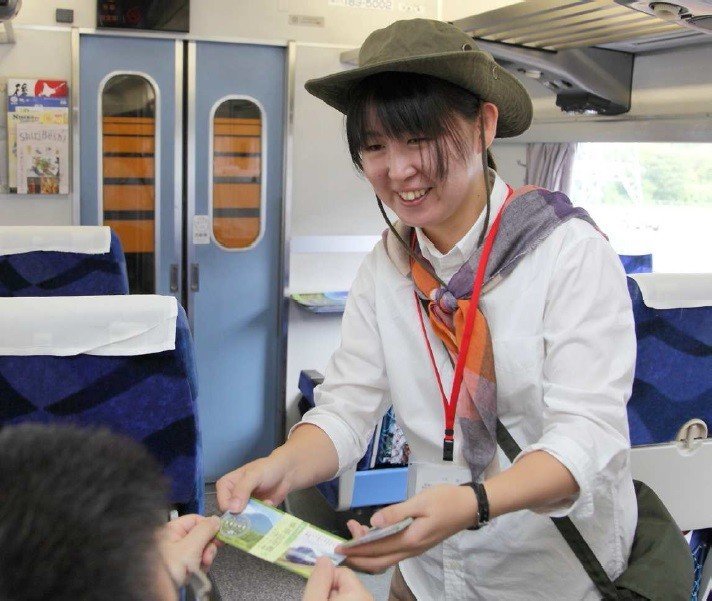 専門スタッフが乗車