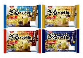 ゆで時間わずか90秒　日清「ざるつけ麺」がリニューアル